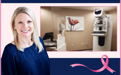 Lakeview surgeon, Dr. Dawn Stapleton and Lakeview's 3D mammogram imaging room.