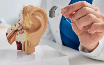 Image of hearing aid fitting.