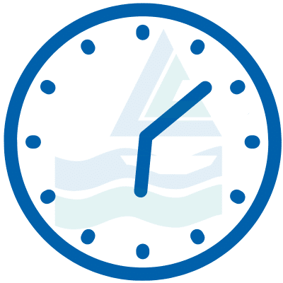 Lakeview clock icon.