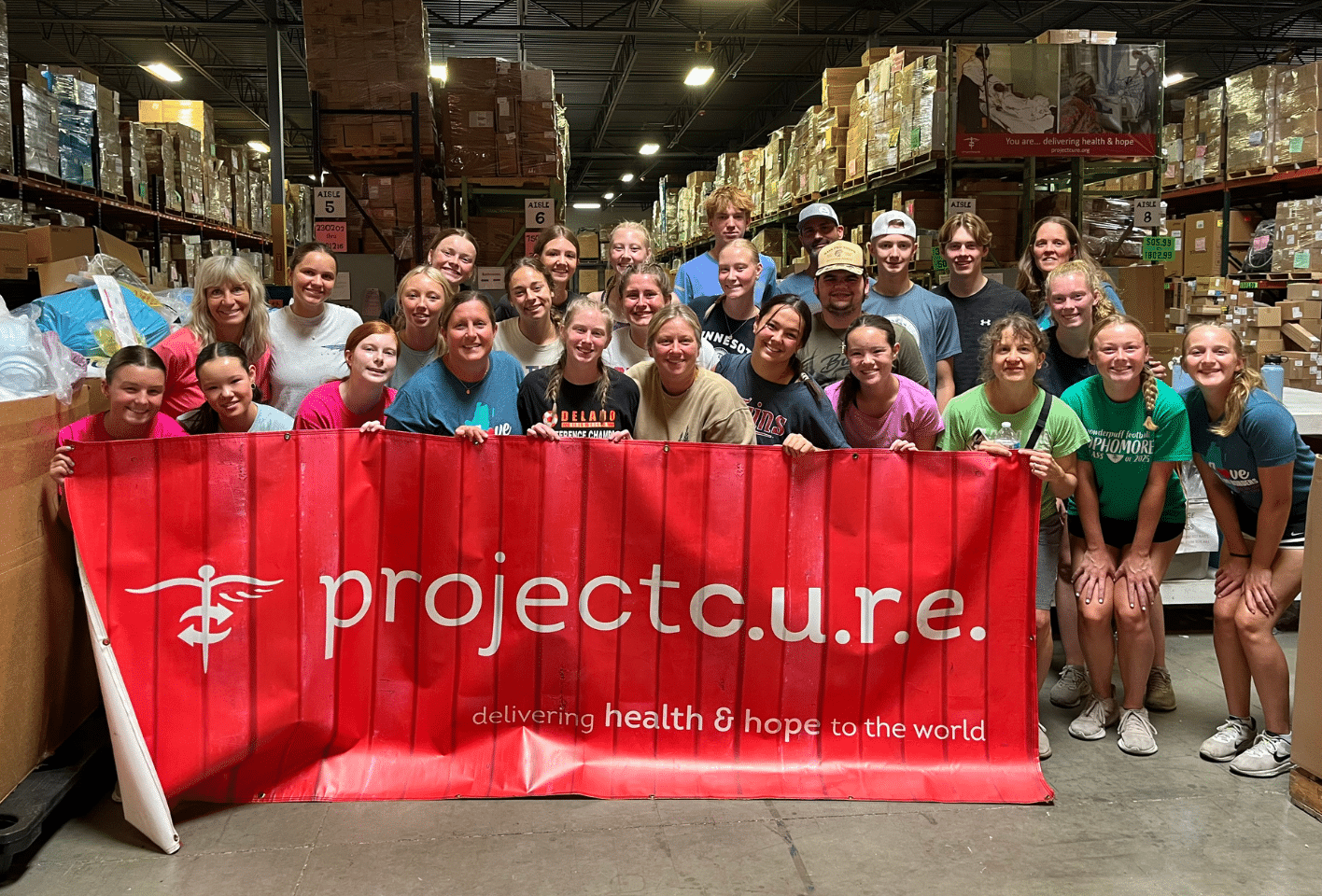 Group picture of Project Cure volunteers.