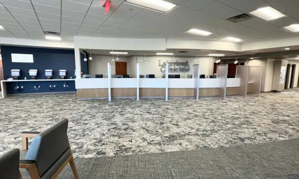 New facade of Lakeview Clinic in Waconia following the 2025-2026 renovations.