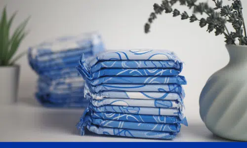 Female hygiene pads.